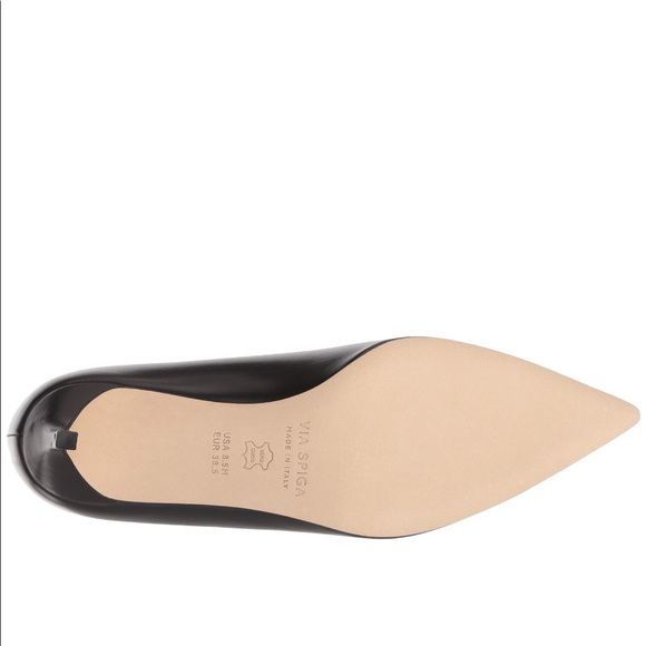 Via Spiga Pointed Toe Kitten Heels - Picture 6 of 7